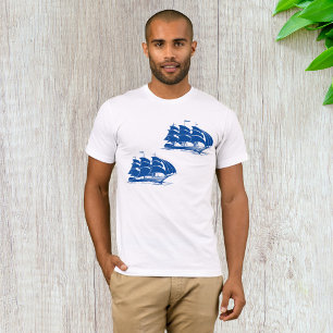 Vintage Sailing Frakt Nautical Ocean Clipper T Shirt