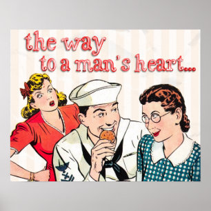 Vintage Sailor and House Makfe Art Quote Poster