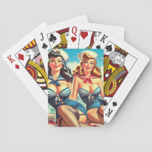 Vintage Sailor Pin UPS Casinokort