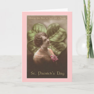 Vintage Saint patrick's day Notecard Kort