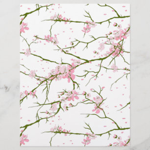 Vintage Sakura Arts & Craft Scrapbook Papper