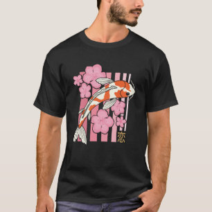 Vintage Sakura Flower Koi Fish Japans Sakura Car T Shirt