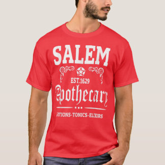 Vintage Salem Apothecary 1629 Witch Funny Hallowee T Shirt
