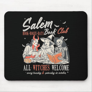 Vintage Salem Bok Klubb Witchy Witch Spooky Season Musmatta