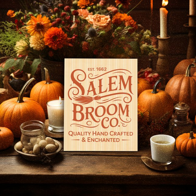 Vintage Salem Broom Co Poster (Skapare uppladdad)