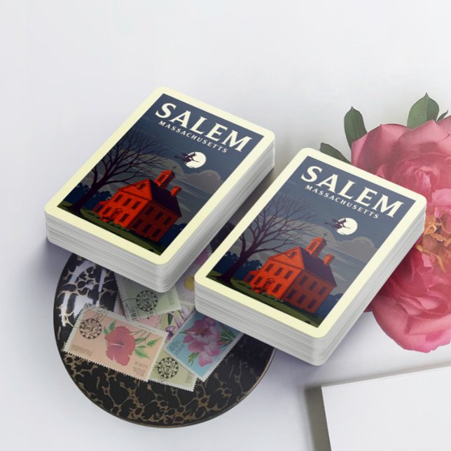 Vintage Salem Massachusetts Casinokort (Skapare uppladdad)