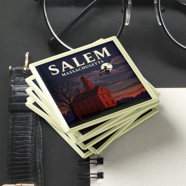 Vintage Salem Massachusetts Magnet (Skapare uppladdad)