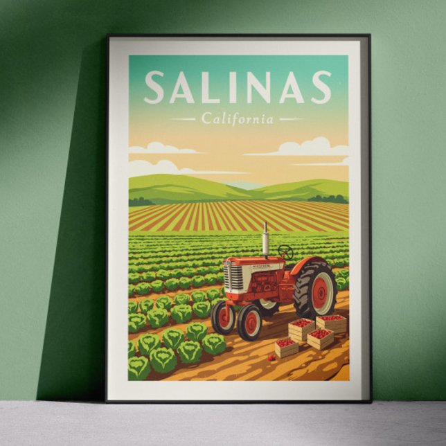 Vintage Salinas Kalifornien Poster (Skapare uppladdad)