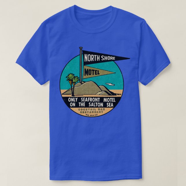 Vintage Salton Sea Motel T Shirt (Design framsida)