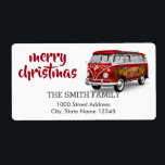 Vintage Samordning av jul Adress Fraktsedel<br><div class="desc">Det här är Helgdag adressetikett. Anpassningsbar returadress text. Personlig adressetiketter för alla dina utskick.</div>