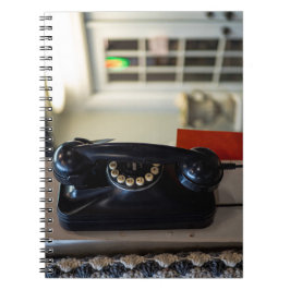 Vintage-samtal: Retro-telefon Anteckningsbok