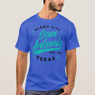Vintage San Antonio Alamo City Texas Teal USA1 T Shirt