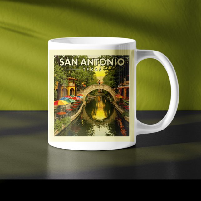 Vintage San Antonio Texas Kaffemugg (Skapare uppladdad)