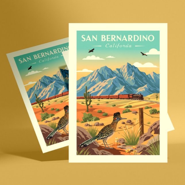 Vintage San Bernardino California Vykort (Skapare uppladdad)