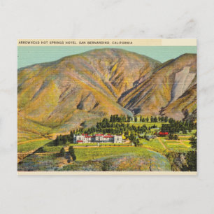 Vintage San Bernardino, Kalifornien Vykort
