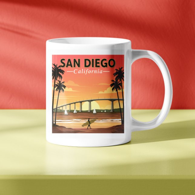 Vintage San Diego California Kaffemugg (Skapare uppladdad)