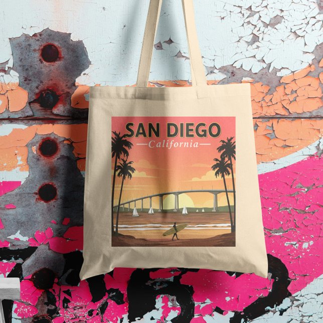 Vintage San Diego California Tygkasse (Skapare uppladdad)