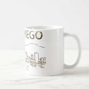 Vintage San Diego Kaffemugg