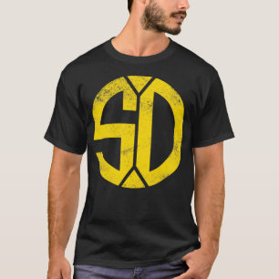 Vintage San Diego SD Home Monogram Speldag Padre T Shirt