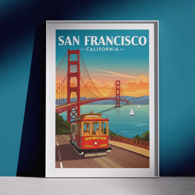 Vintage San Francisco California Poster (Skapare uppladdad)