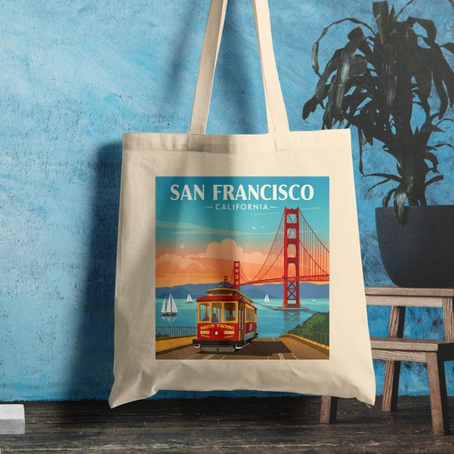 Vintage San Francisco California Tygkasse (Skapare uppladdad)