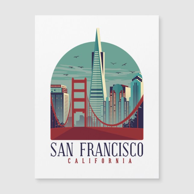 Vintage San Francisco Cityscape (Framsida)