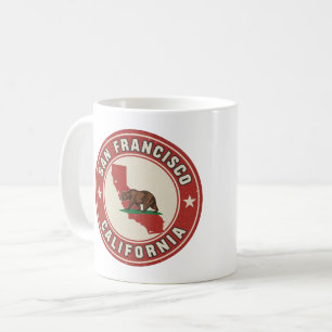 Vintage San Francisco, Kalifornien-presenter Kaffemugg