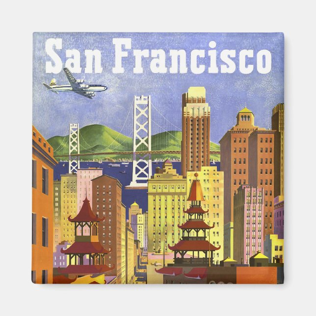 Vintage San Francisco Magnet (Framsidan)