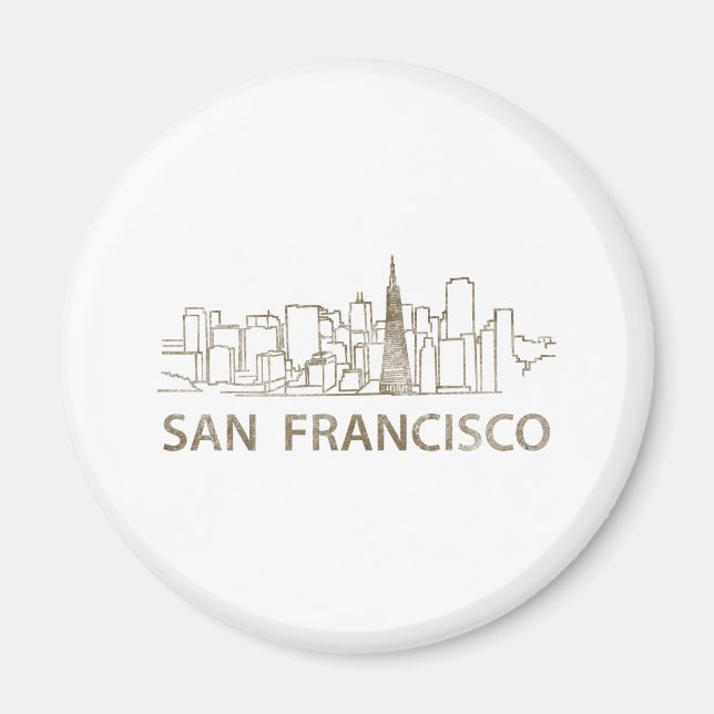 Vintage San Francisco Magnet (Framsidan)
