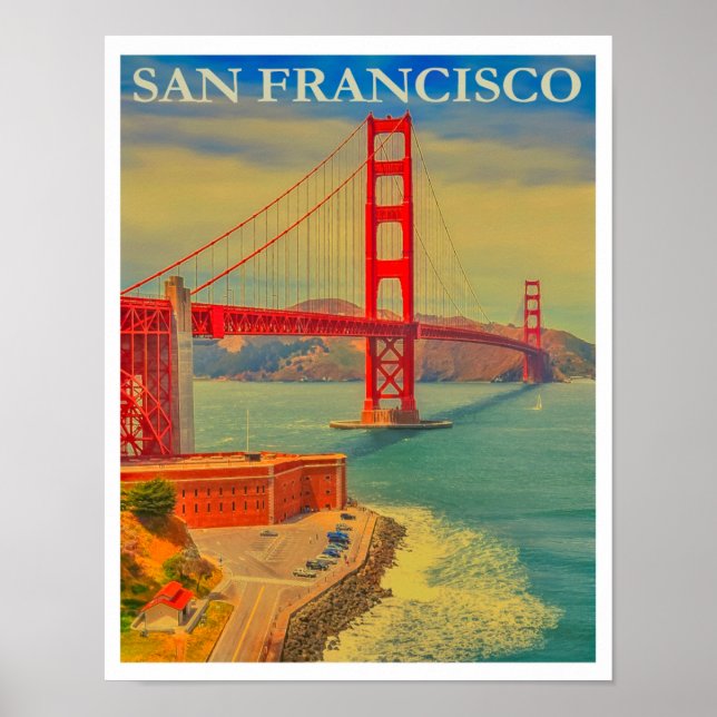 Vintage San Francisco Poster (Framsidan)