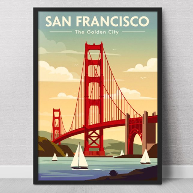 Vintage San Francisco Poster (Skapare uppladdad)