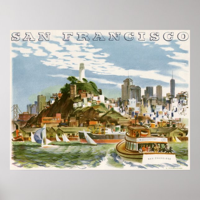Vintage San Francisco Poster (Framsidan)