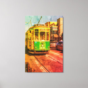 Vintage San Francisco Streetcar Canvastryck