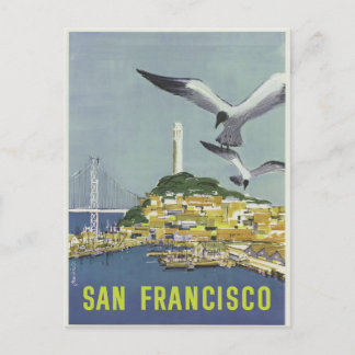 Vintage San Francisco Travel-vykort Vykort
