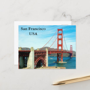 Vintage San Francisco USA Travel Tourism Vykort