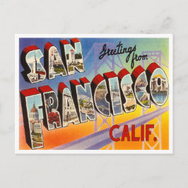 Vintage San Francisco Vykort