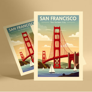 Vintage San Francisco Vykort