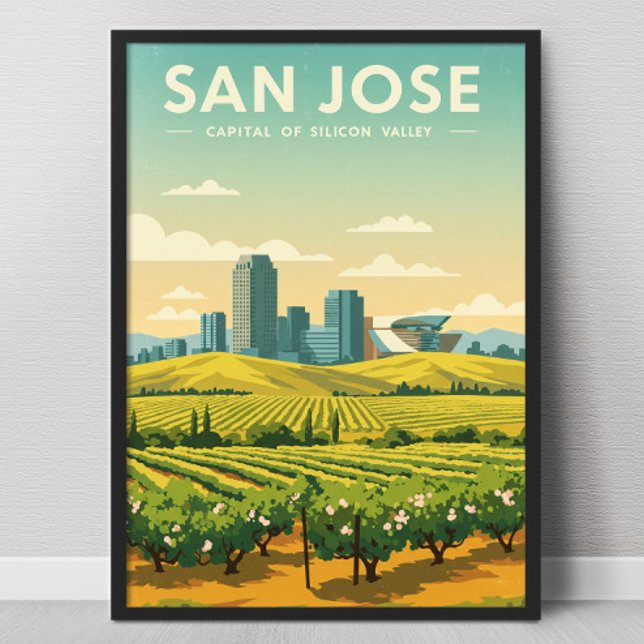 Vintage San Jose Poster (Skapare uppladdad)