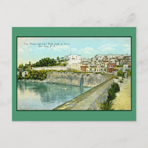 Vintage San Juan, Puerto Rico Vykort