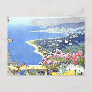 Vintage San Remo Italien Europe Travel Vykort