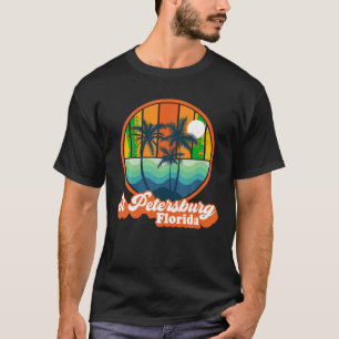 Vintage Sankt Petersburg Florida Summer 90s Beach T Shirt