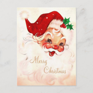 Vintage Santa 4 Vykort
