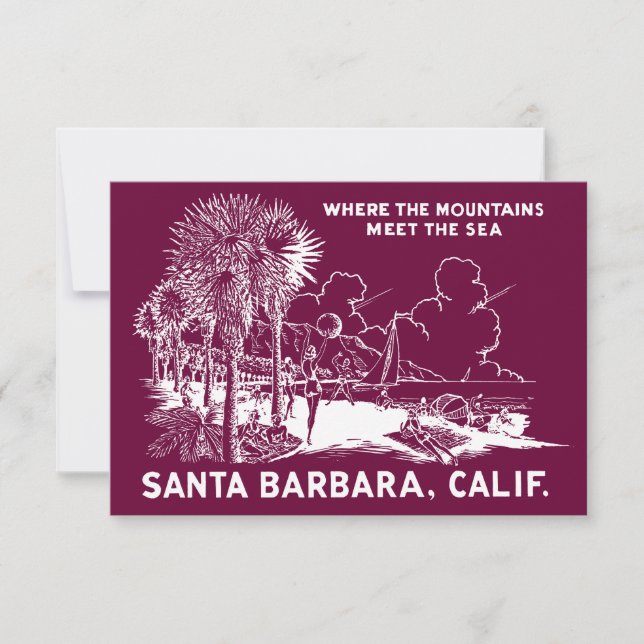 Vintage Santa Barabara California (Framsida)
