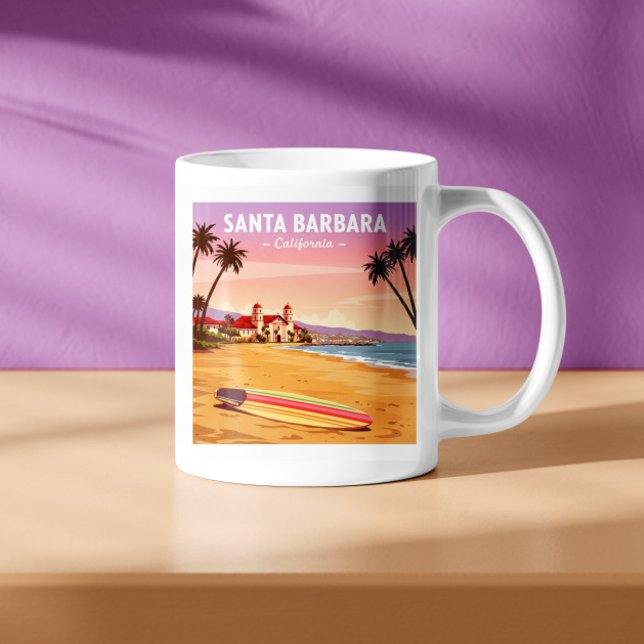 Vintage Santa Barbara California Kaffemugg (Skapare uppladdad)