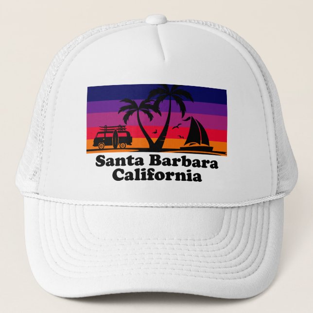Vintage Santa Barbara California Keps (Framsida)