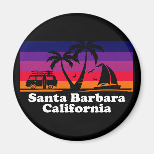 Vintage Santa Barbara California Magnet