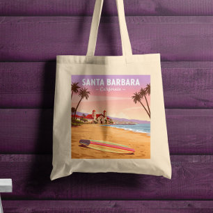 Vintage Santa Barbara California Tygkasse