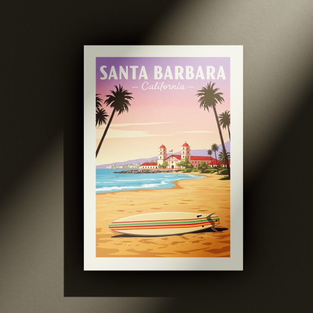 Vintage Santa Barbara California Vykort (Skapare uppladdad)