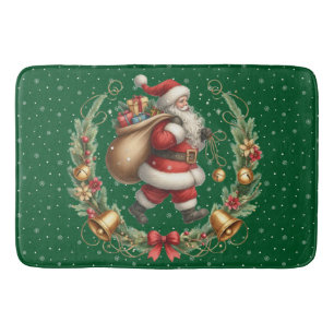 Vintage Santa Bath Mat Badrumsmatta