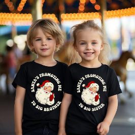 Vintage Santa befordrar mig till storebror T Shirt